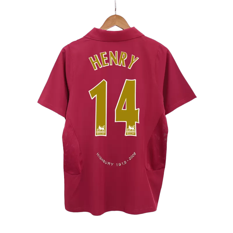 Retro HENRY #14 2005/06 Arsenal Home Cheap Soccer Jersey Go Soccer World Shop