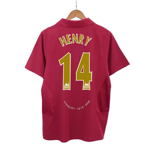Retro HENRY #14 2005/06 Arsenal Home Cheap Soccer Jersey Go Soccer World Shop