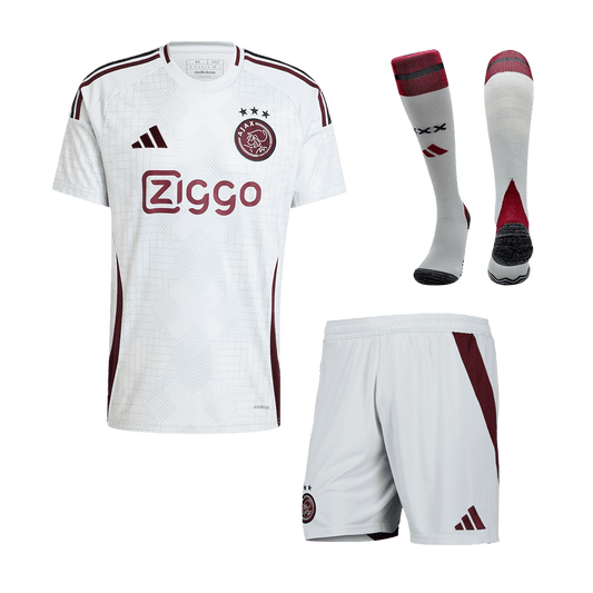 Ajax Third Away Cheap Soccer Jersey Kit(Jersey+Shorts+Socks) 2024/25 Go Soccer World Shop