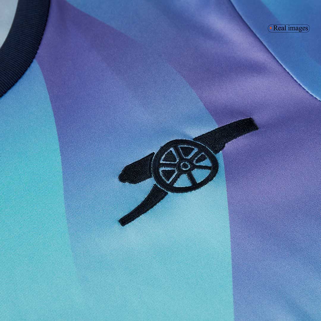 Kid's Arsenal Third Away Cheap Soccer Jersey Kit(Jersey+Shorts+Socks) 2024/25 Go Soccer World Shop