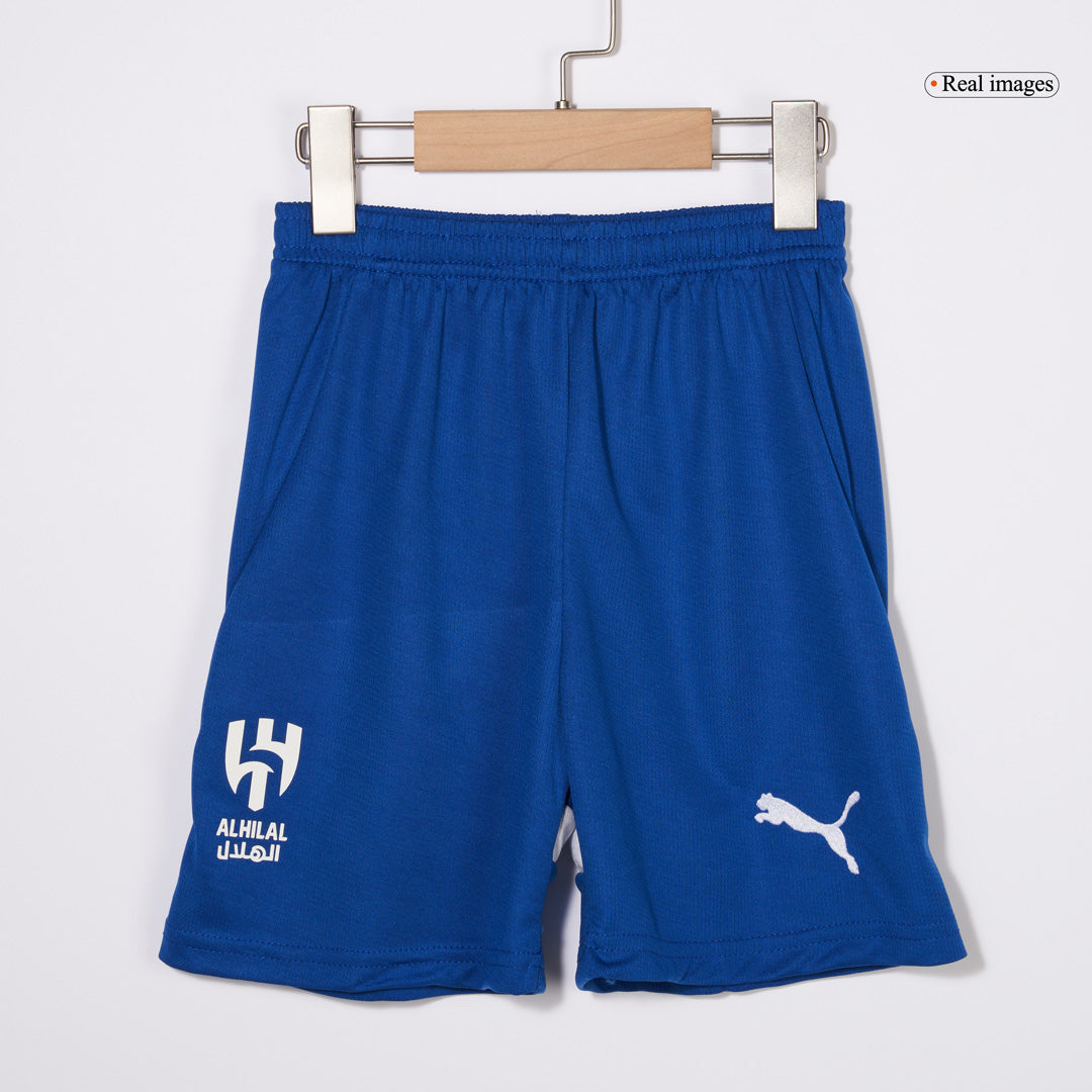 Kid's Al Hilal SFC Home Cheap Soccer Jersey Kit(Jersey+Shorts) 2024/25 Go Soccer World Shop
