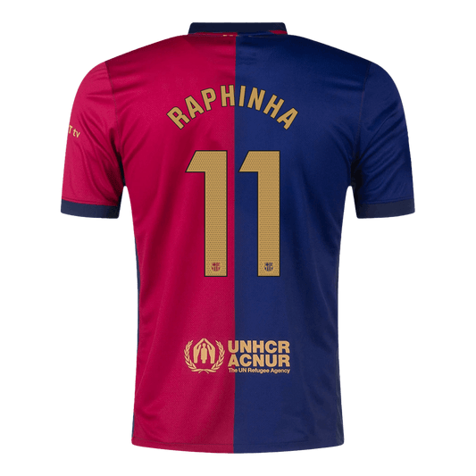 RAPHINHA #11 Barcelona Home Cheap Soccer Jersey 2024/25 Go Soccer World Shop