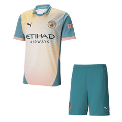 Manchester City Fourth Away Cheap Soccer Jersey Kit(Jersey+Shorts) 2024/25 - Definitely City Go Soccer World Shop