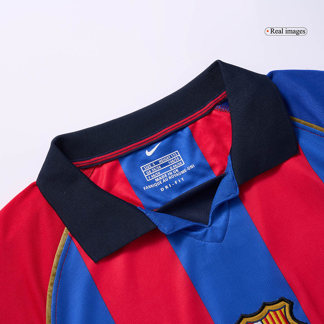 Retro 2001/02 Barcelona Home Cheap Soccer Jersey Go Soccer World Shop