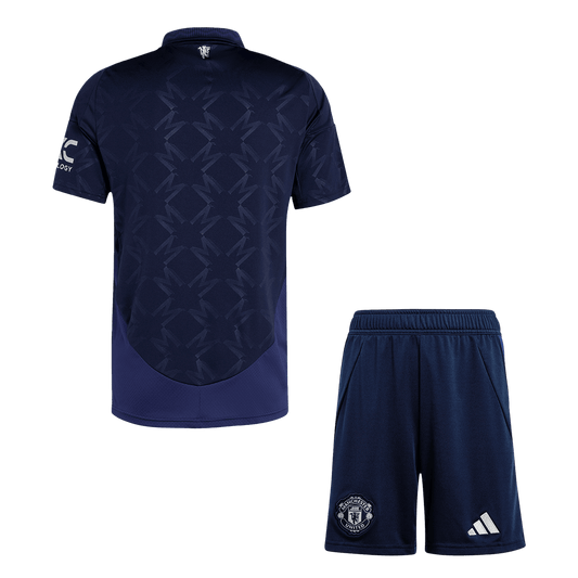 Manchester United Away Cheap Soccer Jersey Kit(Jersey+Shorts) 2024/25 Go Soccer World Shop