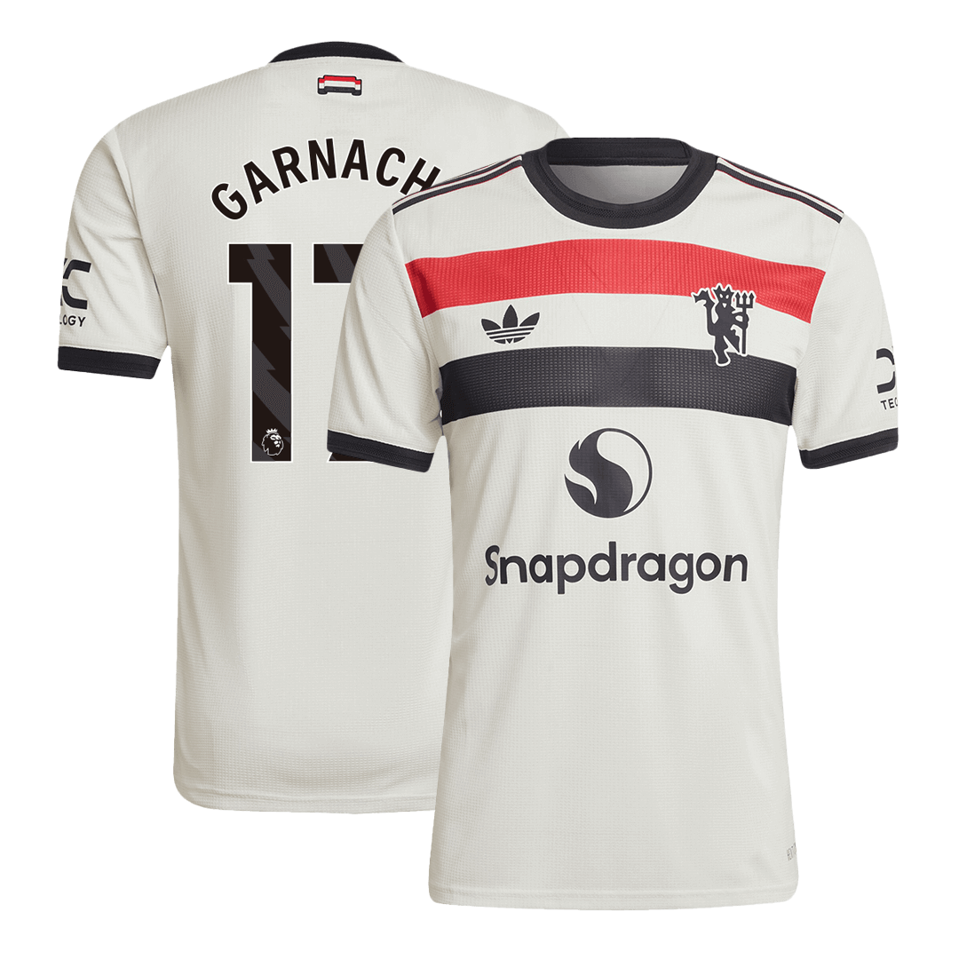 Player Version GARNACHO #17 Manchester United Third Away Cheap Soccer Jersey 2024/25 Go Soccer World Shop
