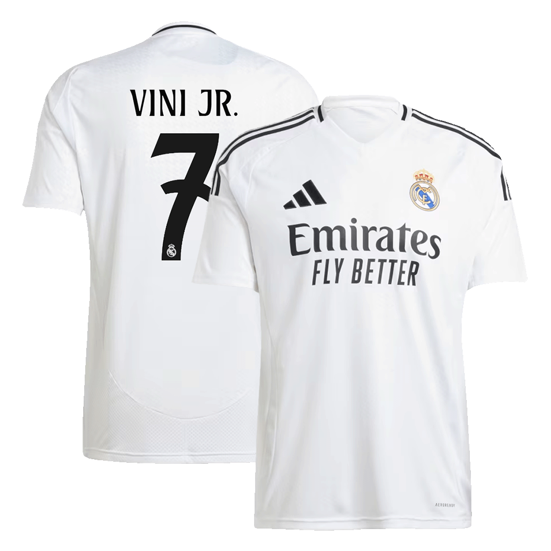 VINI JR. #7 Real Madrid Home Cheap Soccer Jersey 2024/25 Go Soccer World Shop
