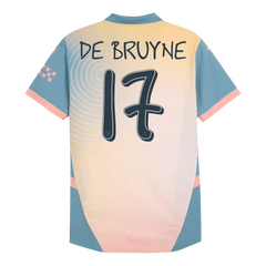 Player Version DE BRUYNE #17 Manchester City Fourth Away Cheap Soccer Jersey 2024/25 - Definitely City Go Soccer World Shop