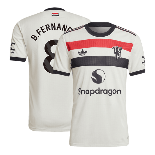 Player Version B.FERNANDES #8 Manchester United Third Away Cheap Soccer Jersey 2024/25 Go Soccer World Shop