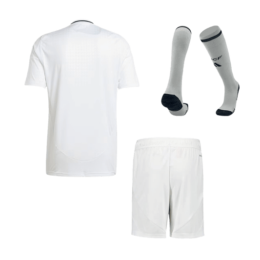 Real Madrid Home Cheap Soccer Jersey Kit(Jersey+Shorts+Socks) 2024/25 Go Soccer World Shop