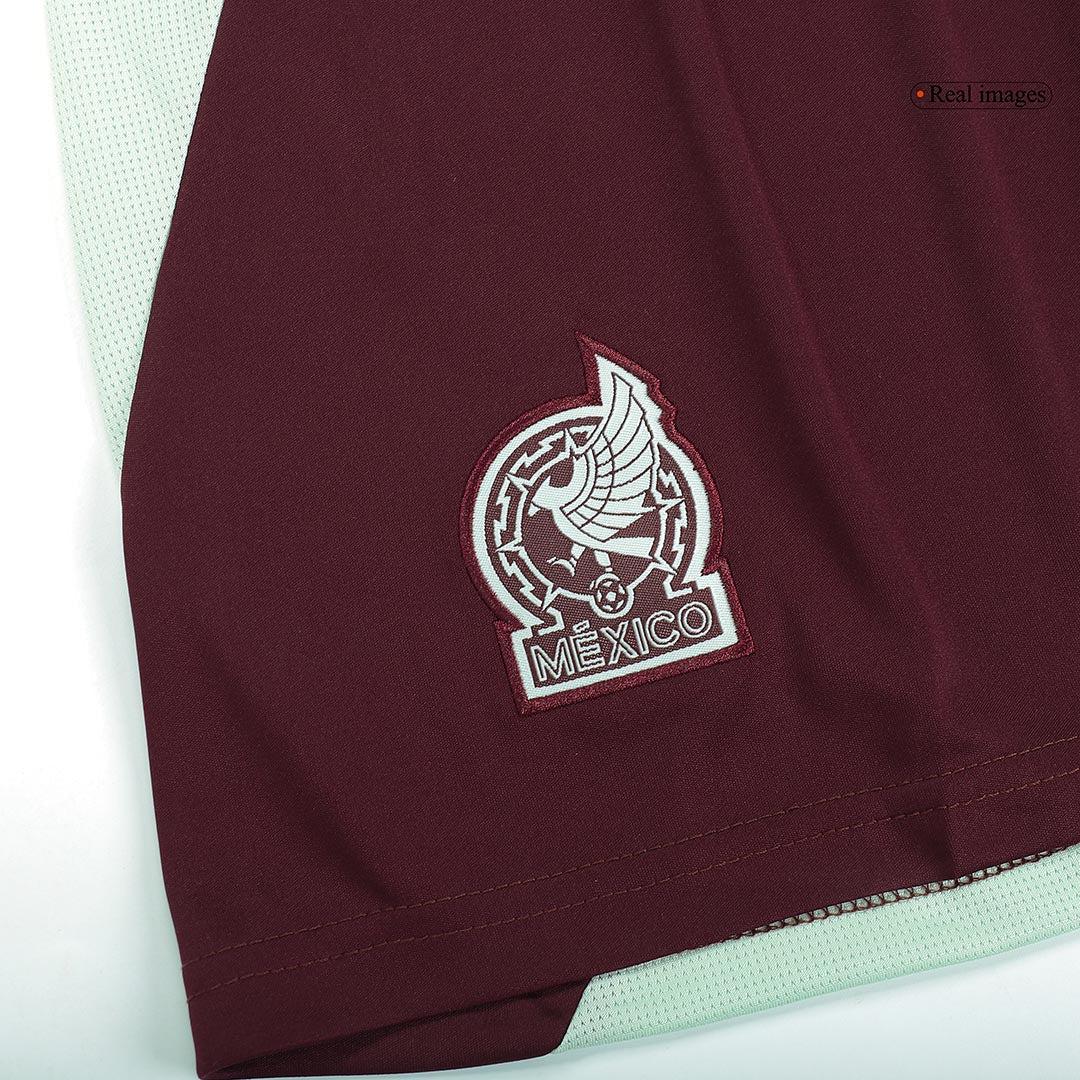 Mexico Home Soccer Shorts Copa América 2024 Go Soccer World Shop
