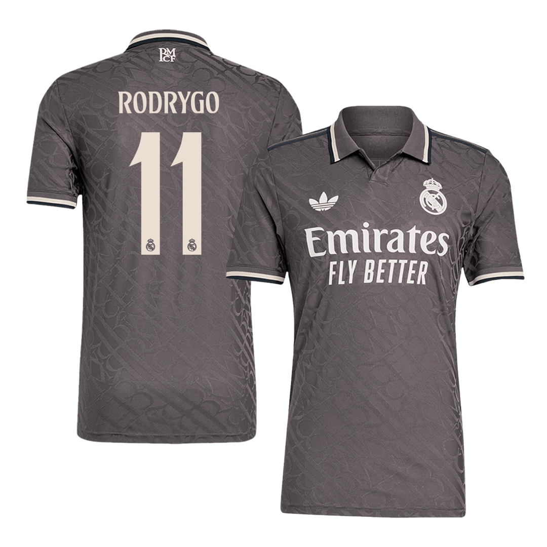 Player Version RODRYGO #11 Real Madrid Third Away Cheap Soccer Jersey 2024/25 Go Soccer World Shop
