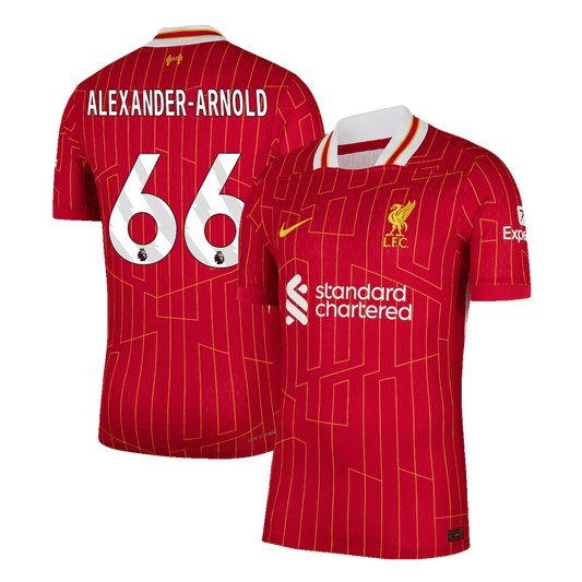 Player Version ALEXANDER-ARNOLD #66 Liverpool Home Cheap Soccer Jersey 2024/25 Go Soccer World Shop