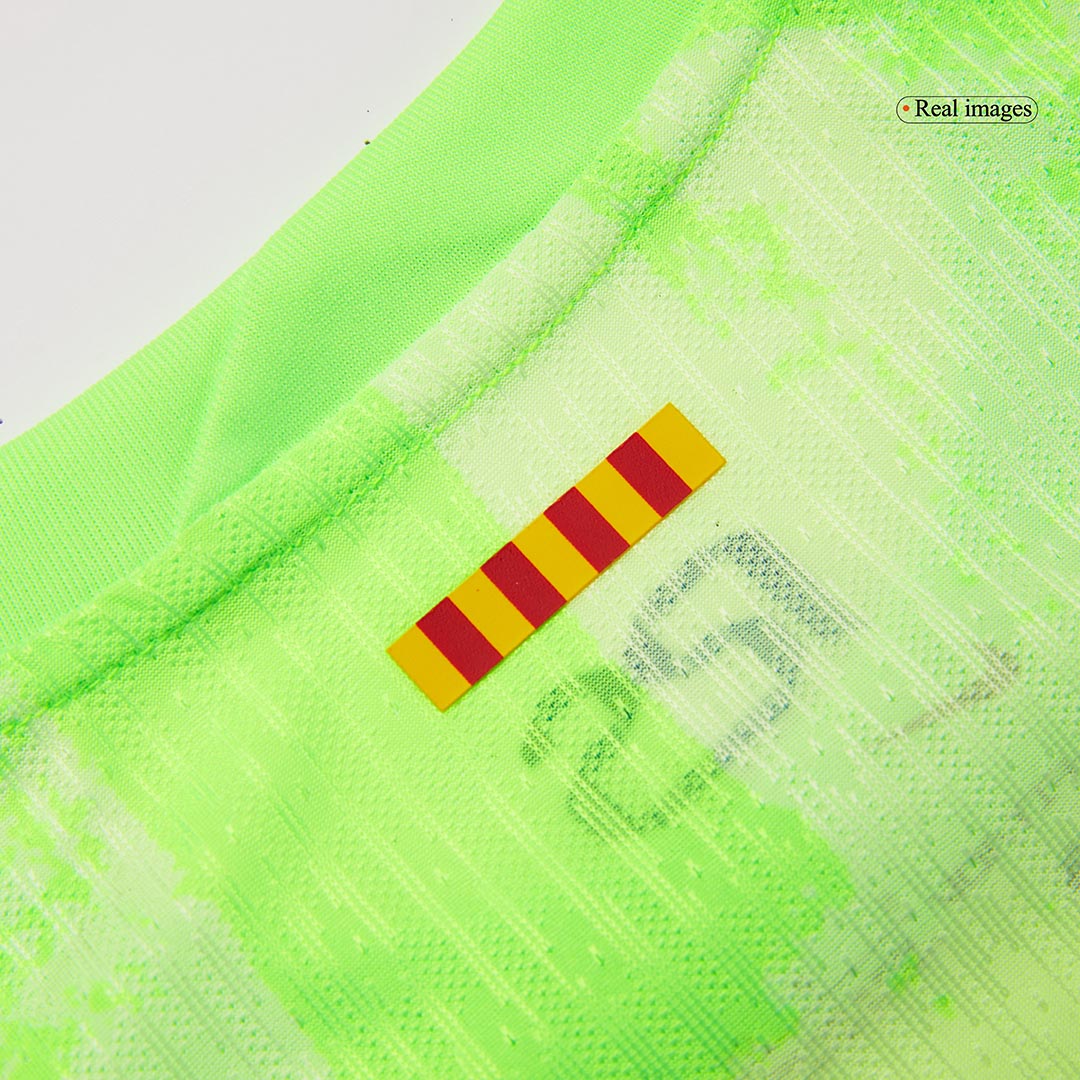 Player Version Barcelona Third Away Cheap Soccer Jersey 2024/25-?Spotify Logo Without Text? Go Soccer World Shop