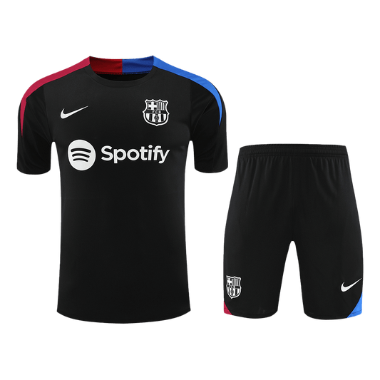 Barcelona Pre-Match Cheap Soccer Jersey Kit(Jersey+Shorts) 2024/25 Go Soccer World Shop