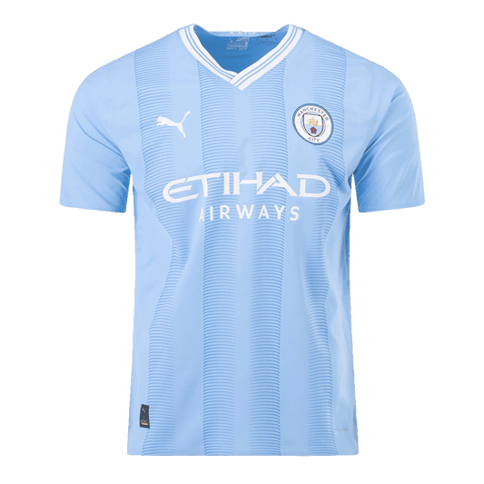 Player Version DE BRUYNE #17 Manchester City Home Cheap Soccer Jersey 2023/24 Go Soccer World Shop