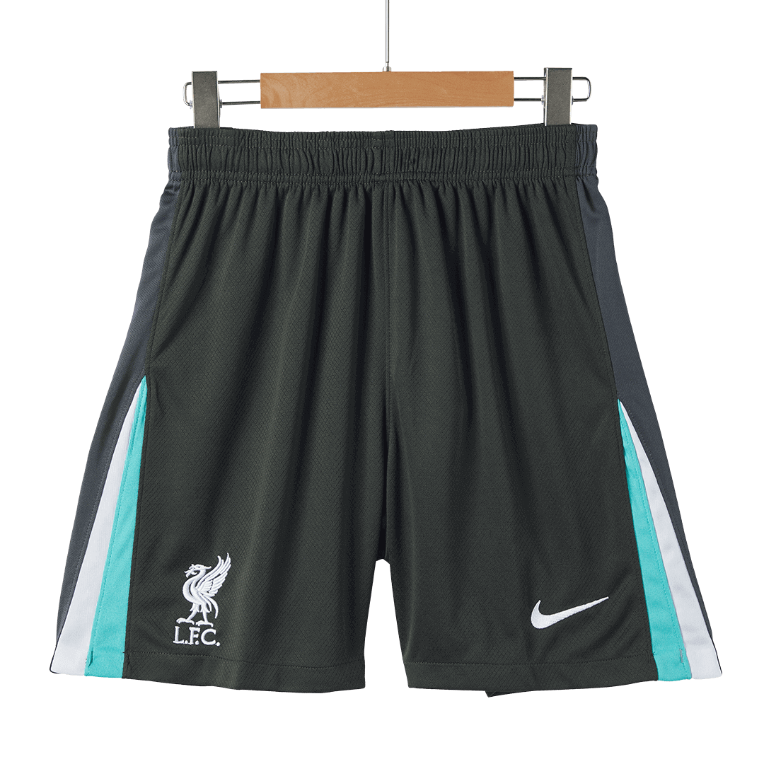 Liverpool Away Soccer Shorts 2024/25 Go Soccer World Shop