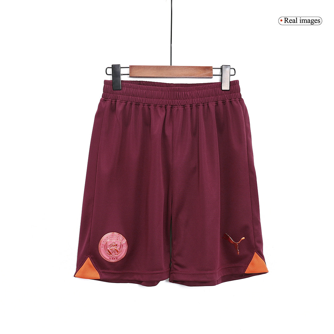 Manchester City Away Soccer Shorts 2023/24 Go Soccer World Shop