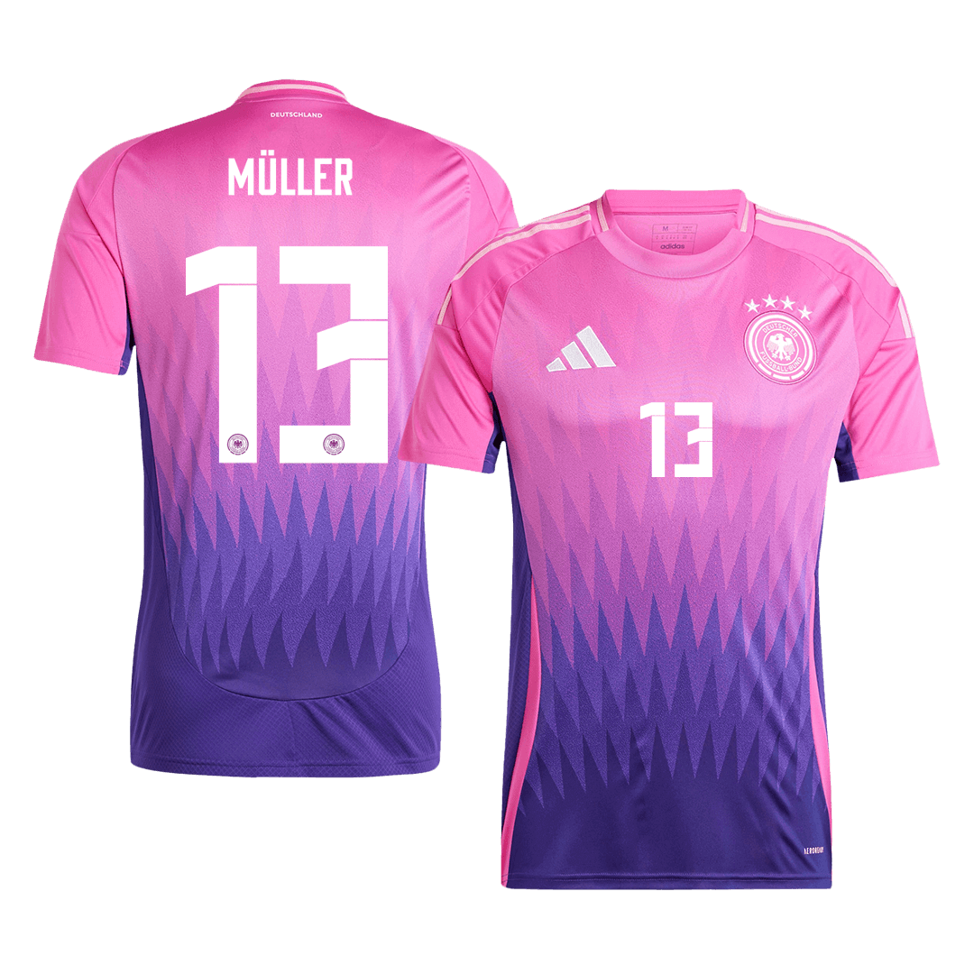 MÜLLER #13 Germany Away Cheap Soccer Jersey Euro 2024 Go Soccer World Shop