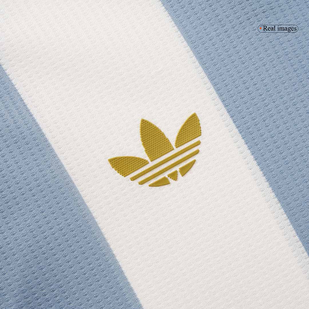 Kid's Argentina Cheap Soccer Jersey Kit(Jersey+Shorts) 2024 - 50th Anniversary Go Soccer World Shop