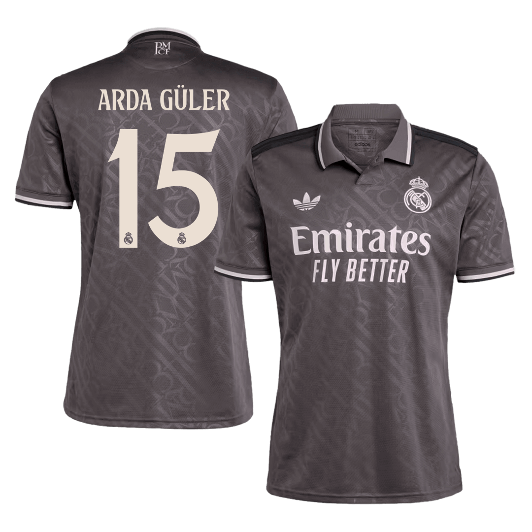 Arda Güler #15 Real Madrid Third Away Cheap Soccer Jersey 2024/25 Go Soccer World Shop