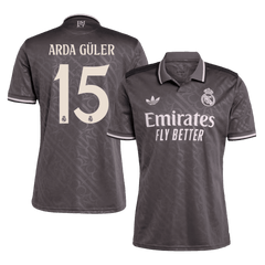 Arda Güler #15 Real Madrid Third Away Cheap Soccer Jersey 2024/25 Go Soccer World Shop