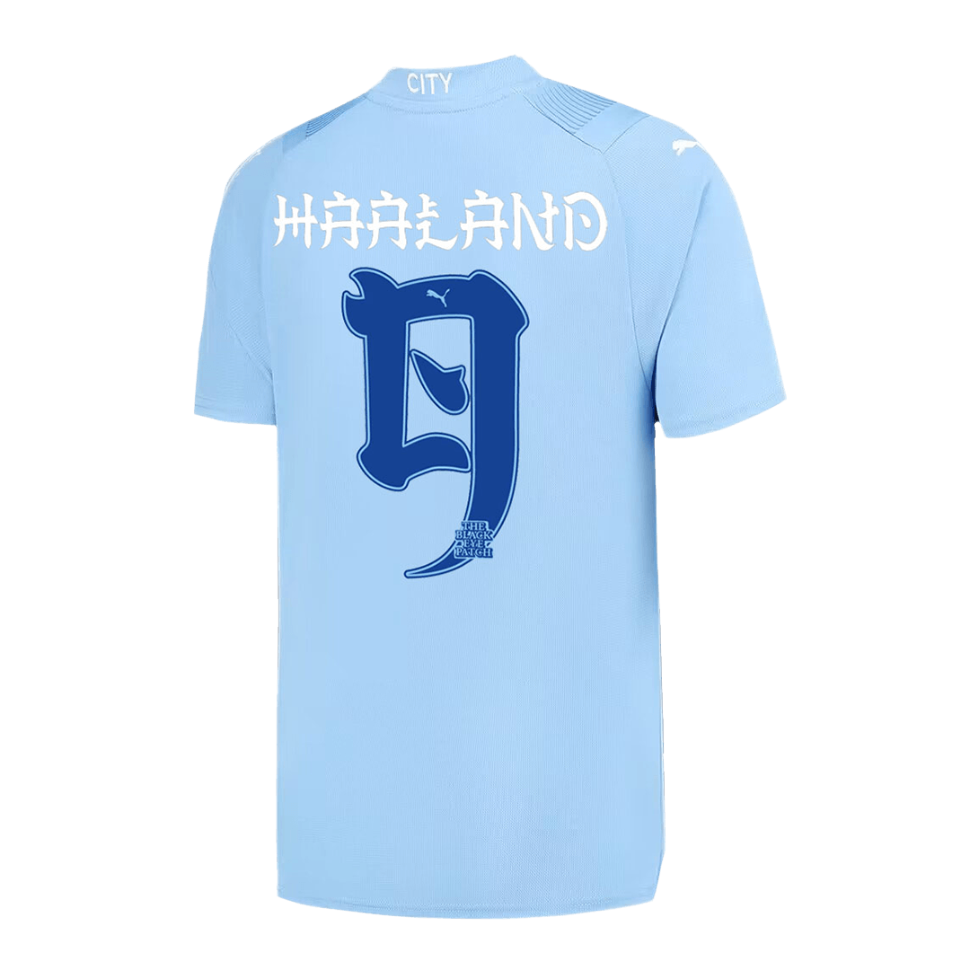 HAALAND #9 Manchester City Japanese Tour Printing Home Cheap Soccer Jersey 2023/24 Go Soccer World Shop