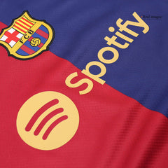 Kid's Barcelona Home Cheap Soccer Jersey Kit(Jersey+Shorts+Socks) 2024/25 Go Soccer World Shop