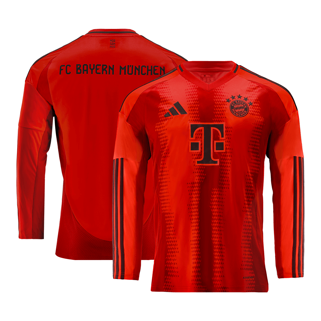 Bayern Munich Home Long Sleeve Cheap Soccer Jersey 2024/25 Go Soccer World Shop