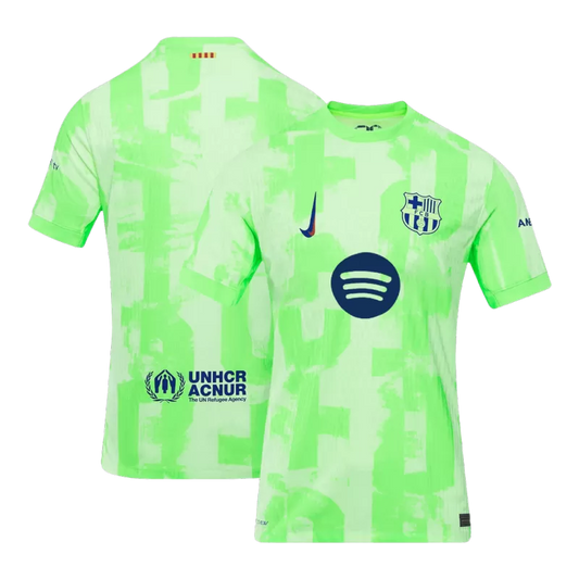 Player version Barcelona 2024/25 away soccer jersey - Spotify logo without text Go Soccer World Shop
