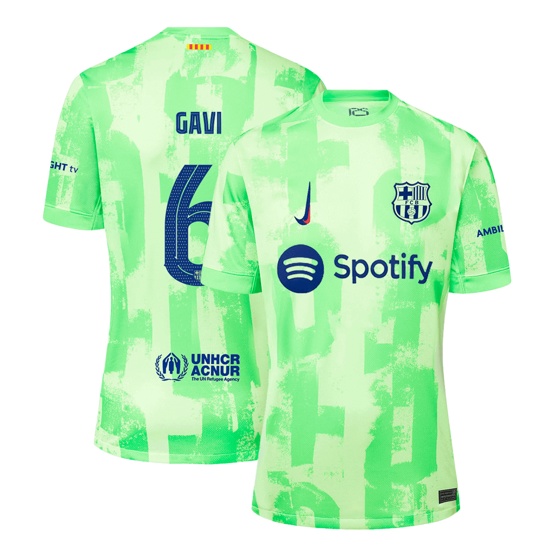 GAVI #6 Barcelona Third Away Cheap Soccer Jersey 2024/25- UCL Go Soccer World Shop