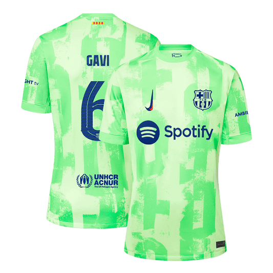 GAVI #6 Barcelona Third Away Cheap Soccer Jersey 2024/25- UCL Go Soccer World Shop