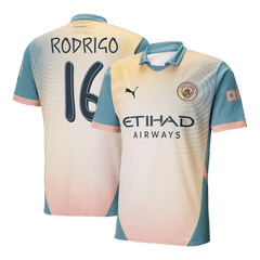 RODRIGO #16 Manchester City Fourth Away Cheap Soccer Jersey 2024/25 - Definitely City (UCL) Go Soccer World Shop