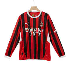 AC Milan Home Long Sleeve Cheap Soccer Jersey 2024/25 Go Soccer World Shop