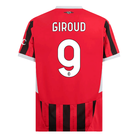 GIROUD #9 AC Milan Home Cheap Soccer Jersey 2024/25 Go Soccer World Shop