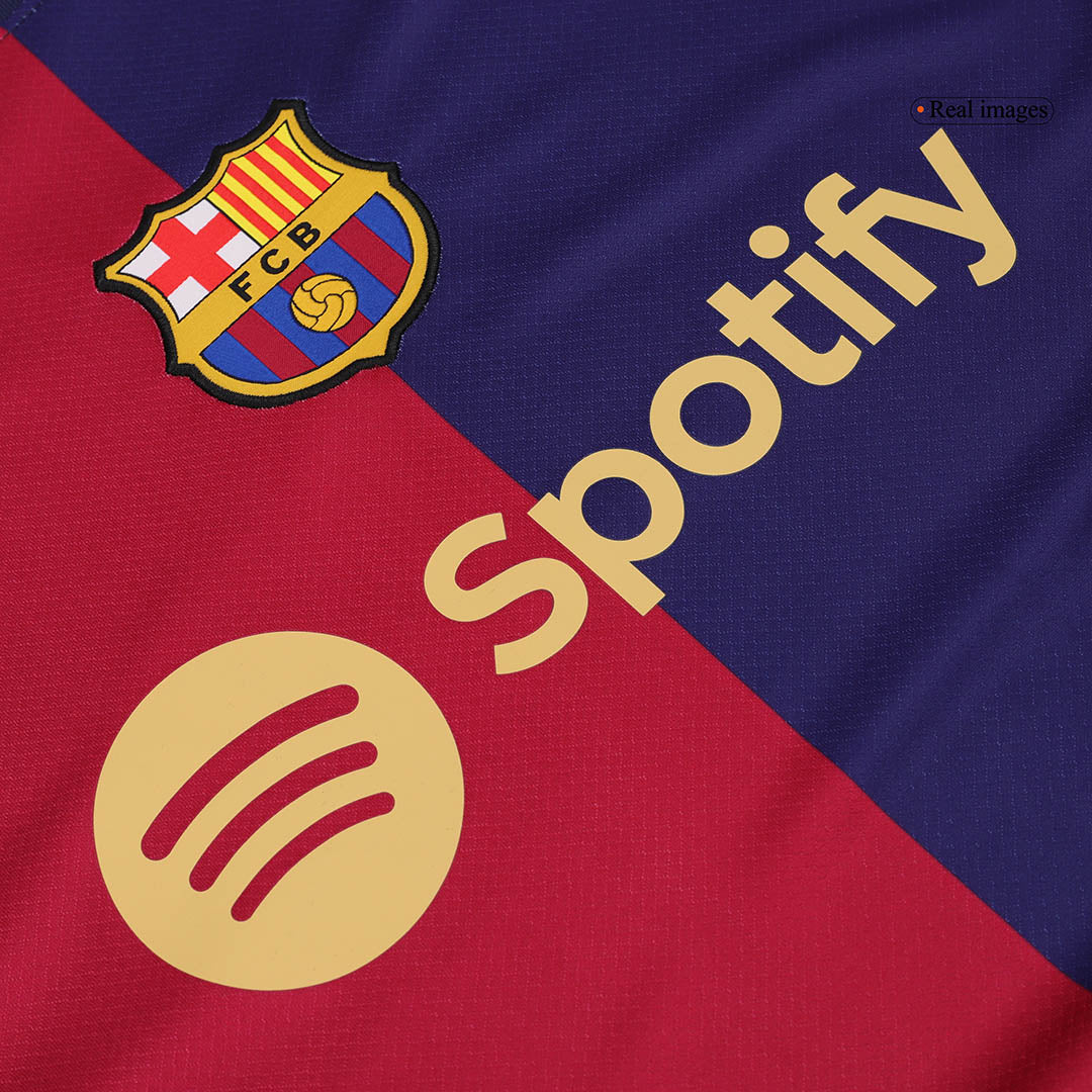 Barcelona Home Cheap Soccer Jersey Kit(Jersey+Shorts) 2024/25 Go Soccer World Shop