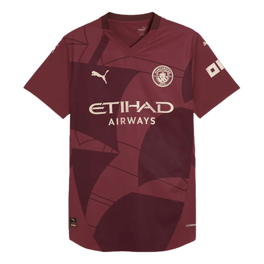 Player Version Manchester City Third Away Cheap Soccer Jersey 2024/25 Go Soccer World Shop
