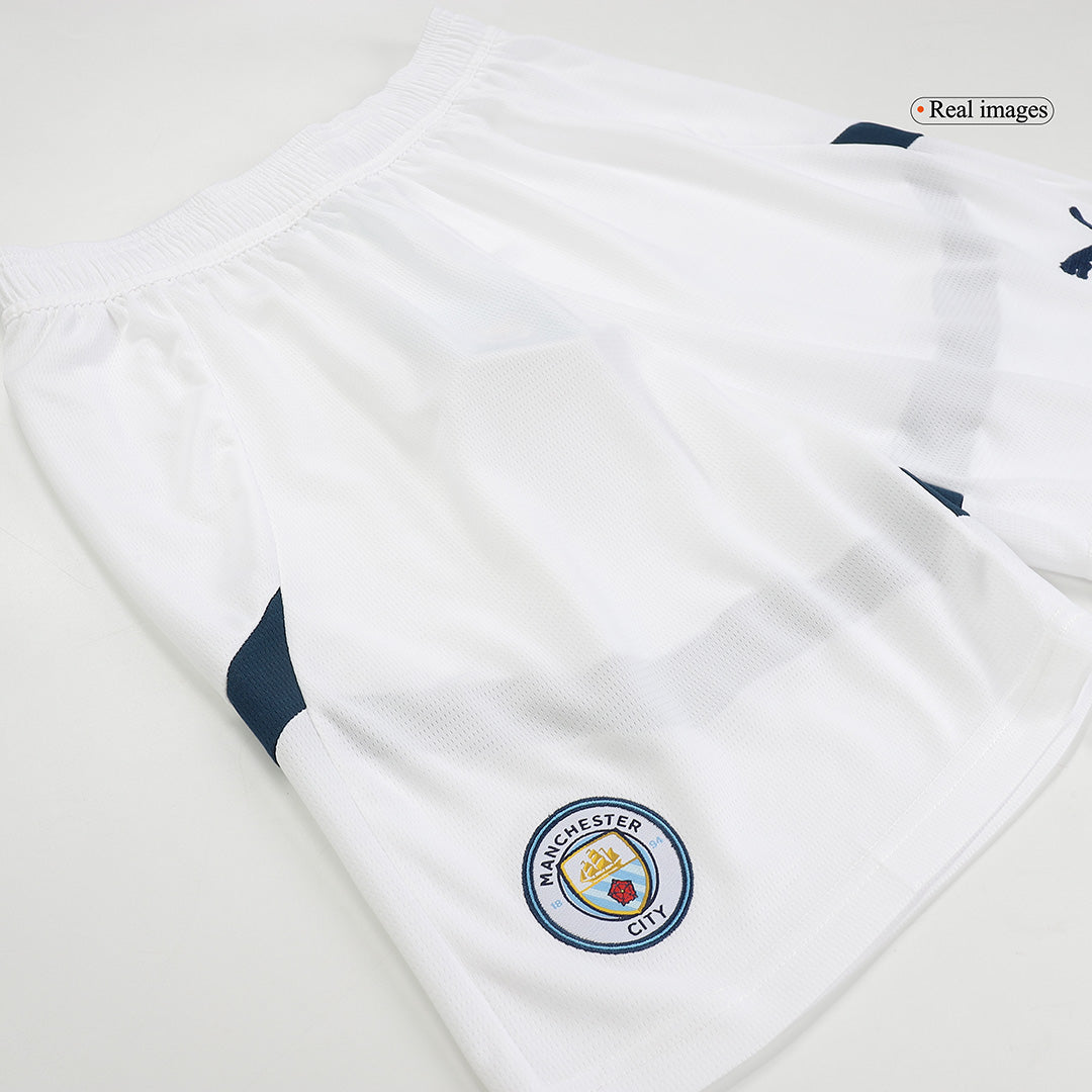 Manchester City Home Soccer Shorts 2024/25 Go Soccer World Shop
