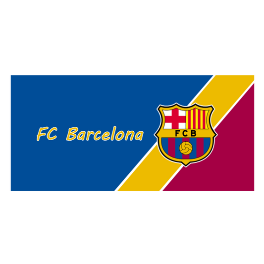 Barcelona Sports Fitness Quick Dry Towel Blue&Red Go Soccer World Shop