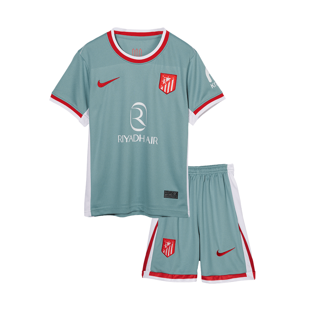 Kid's Atletico Madrid Away Cheap Soccer Jersey Kit(Jersey+Shorts) 2024/25 Go Soccer World Shop