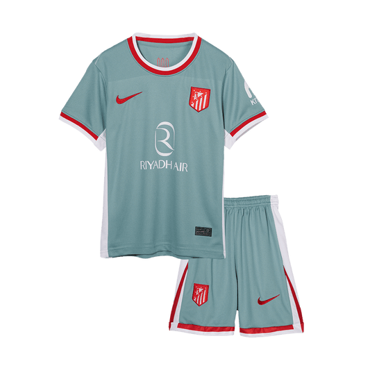 Kid's Atletico Madrid Away Cheap Soccer Jersey Kit(Jersey+Shorts) 2024/25 Go Soccer World Shop