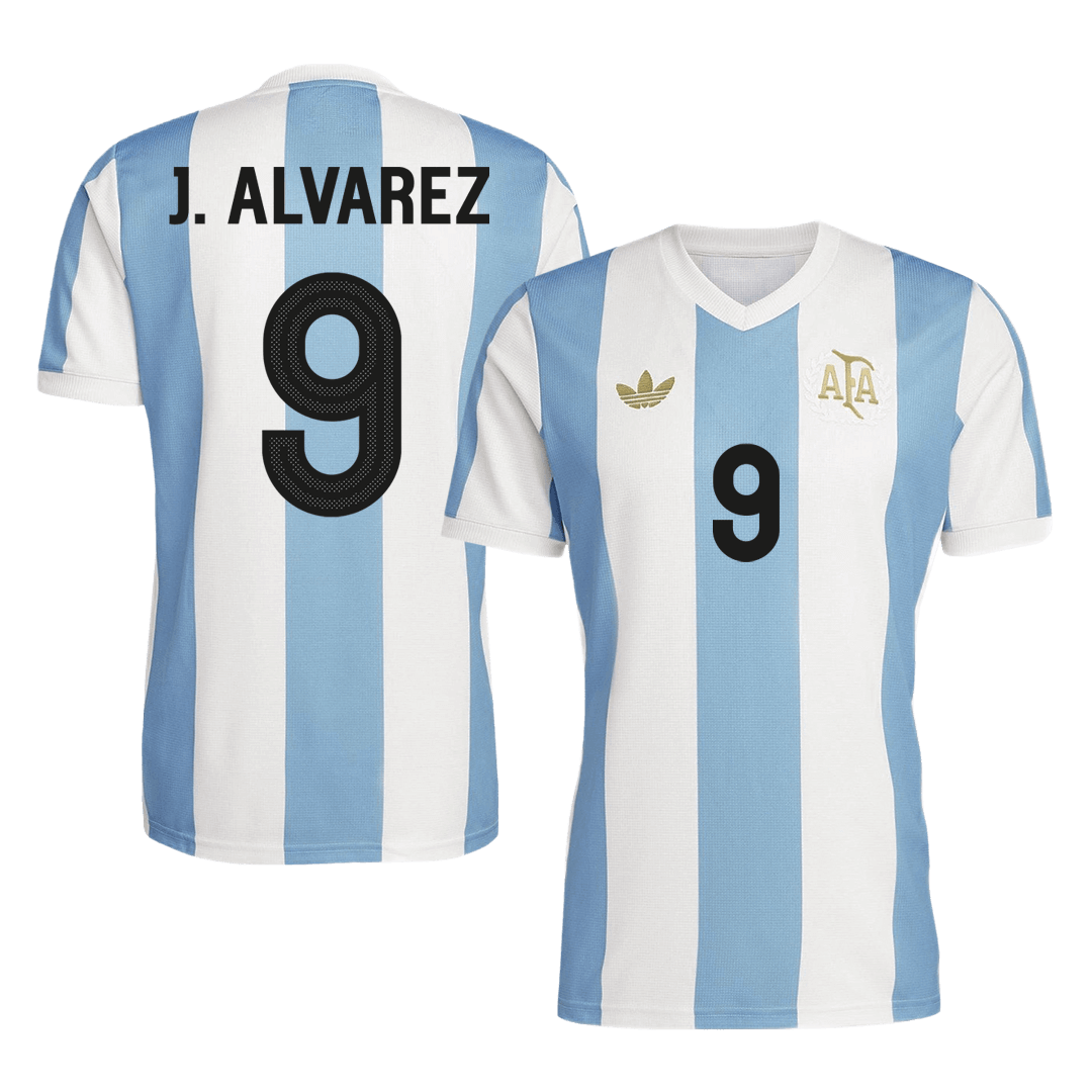 J.ALVAREZ #9 Argentina Cheap Soccer Jersey 2024- 50th Anniversary Go Soccer World Shop