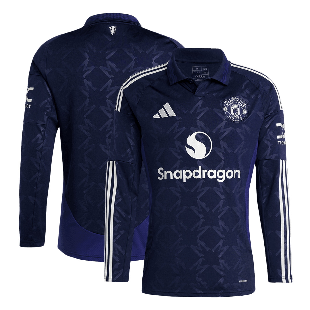 Manchester United Away Long Sleeve Cheap Soccer Jersey 2024/25 Go Soccer World Shop