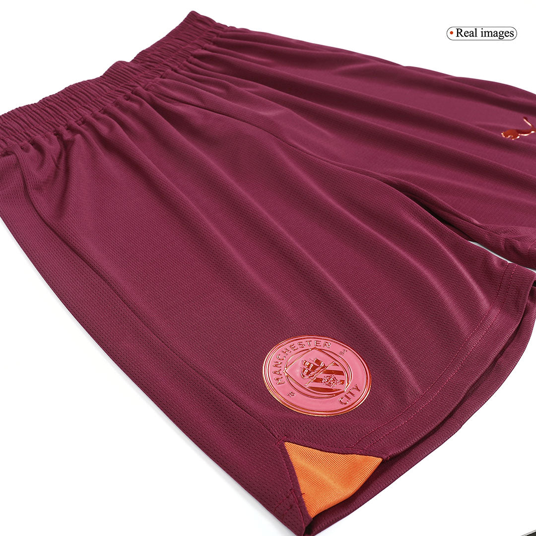 Manchester City Away Soccer Shorts 2023/24 Go Soccer World Shop