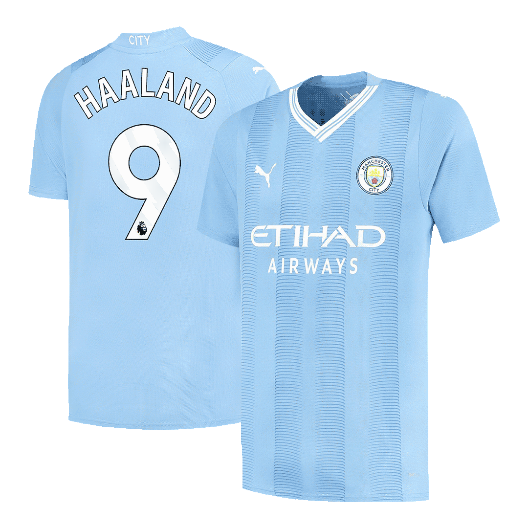 HAALAND #9 Manchester City Home Cheap Soccer Jersey 2023/24 Go Soccer World Shop