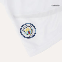 Kid's Manchester City Home Cheap Soccer Jersey Kit(Jersey+Shorts) 2024/25 Go Soccer World Shop
