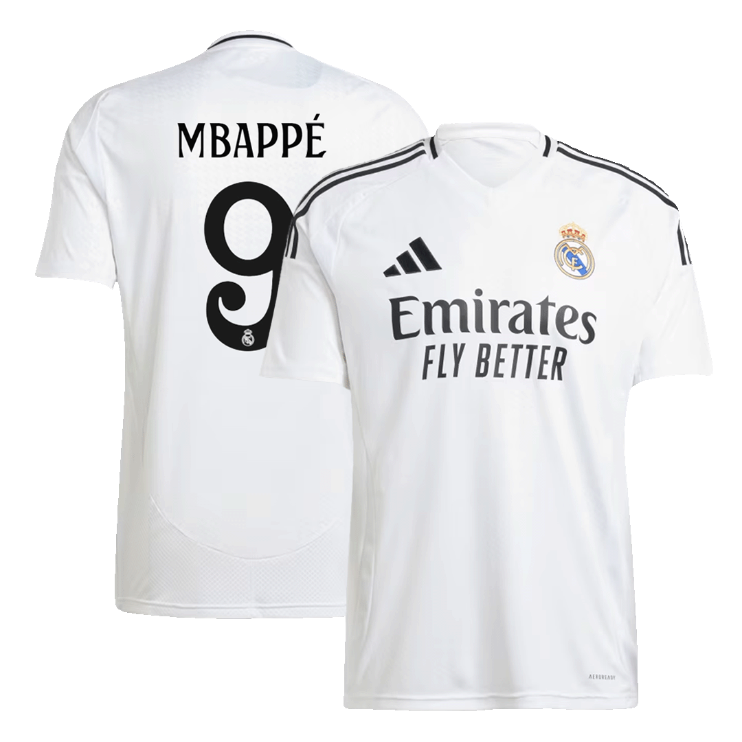 MBAPP? #9 Real Madrid Home Cheap Soccer Jersey 2024/25 Go Soccer World Shop