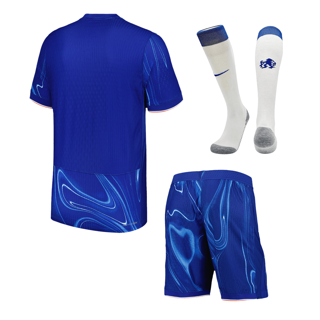 Player Version Chelsea Home Cheap Soccer Jersey Kit(Jersey+Shorts+Socks) 2024/25 Go Soccer World Shop