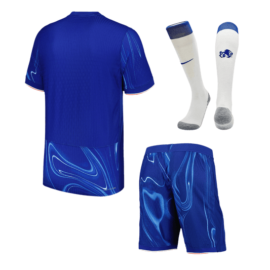 Player Version Chelsea Home Cheap Soccer Jersey Kit(Jersey+Shorts+Socks) 2024/25 Go Soccer World Shop
