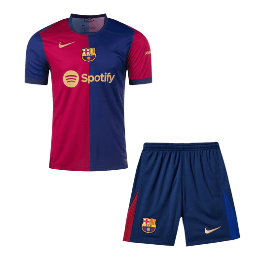 Barcelona Home Cheap Soccer Jersey Kit(Jersey+Shorts) 2024/25 Go Soccer World Shop